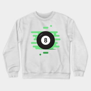 Black Billiard Ball Crewneck Sweatshirt